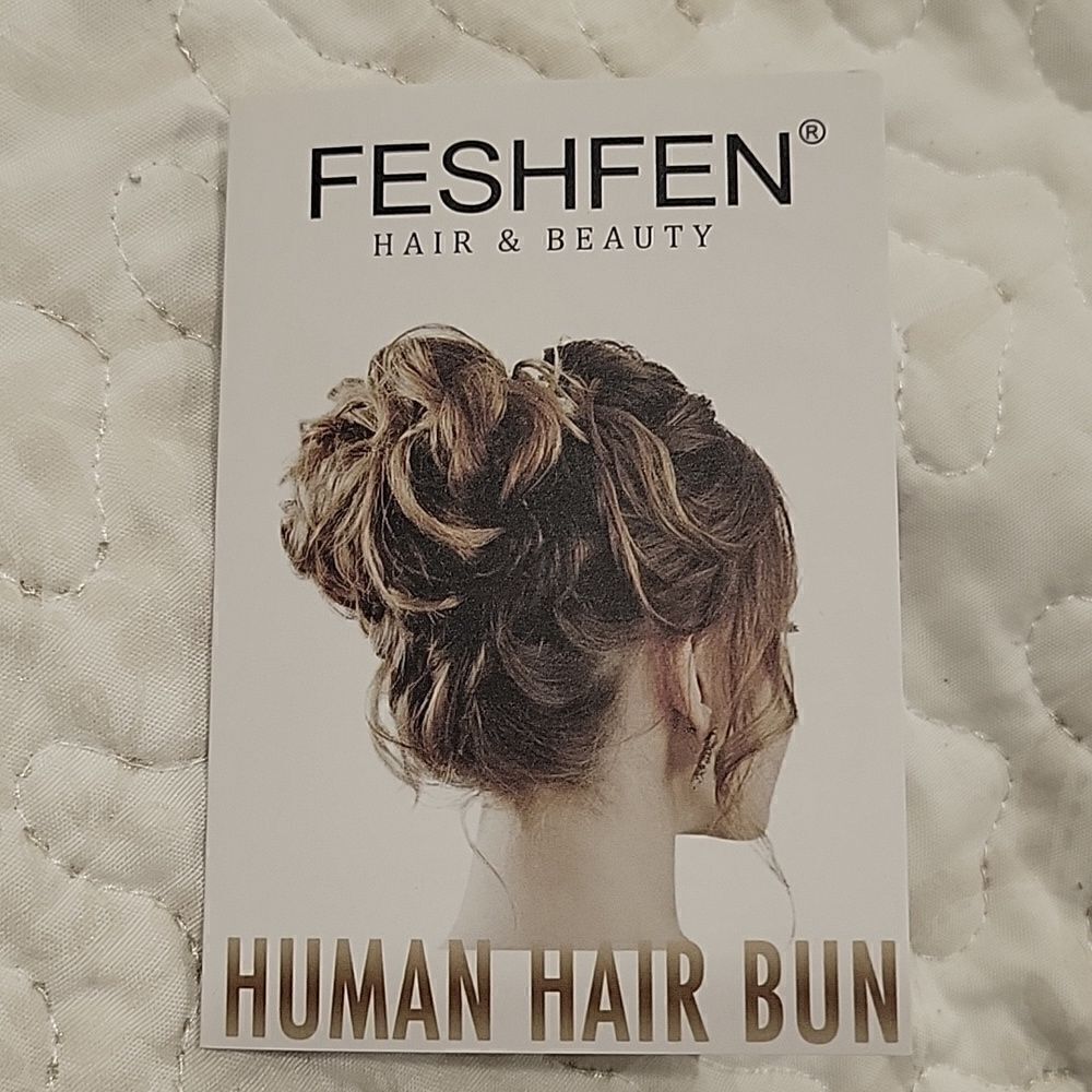 Feshfen Human Hair Bun